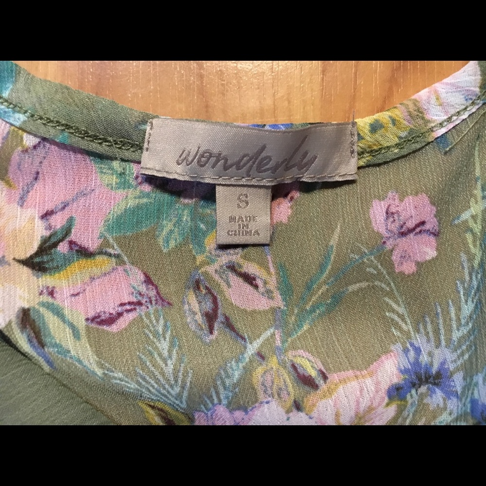 Wonderly Love Letter Cold Shoulder Swim Cover Up - Picture 6 of 8